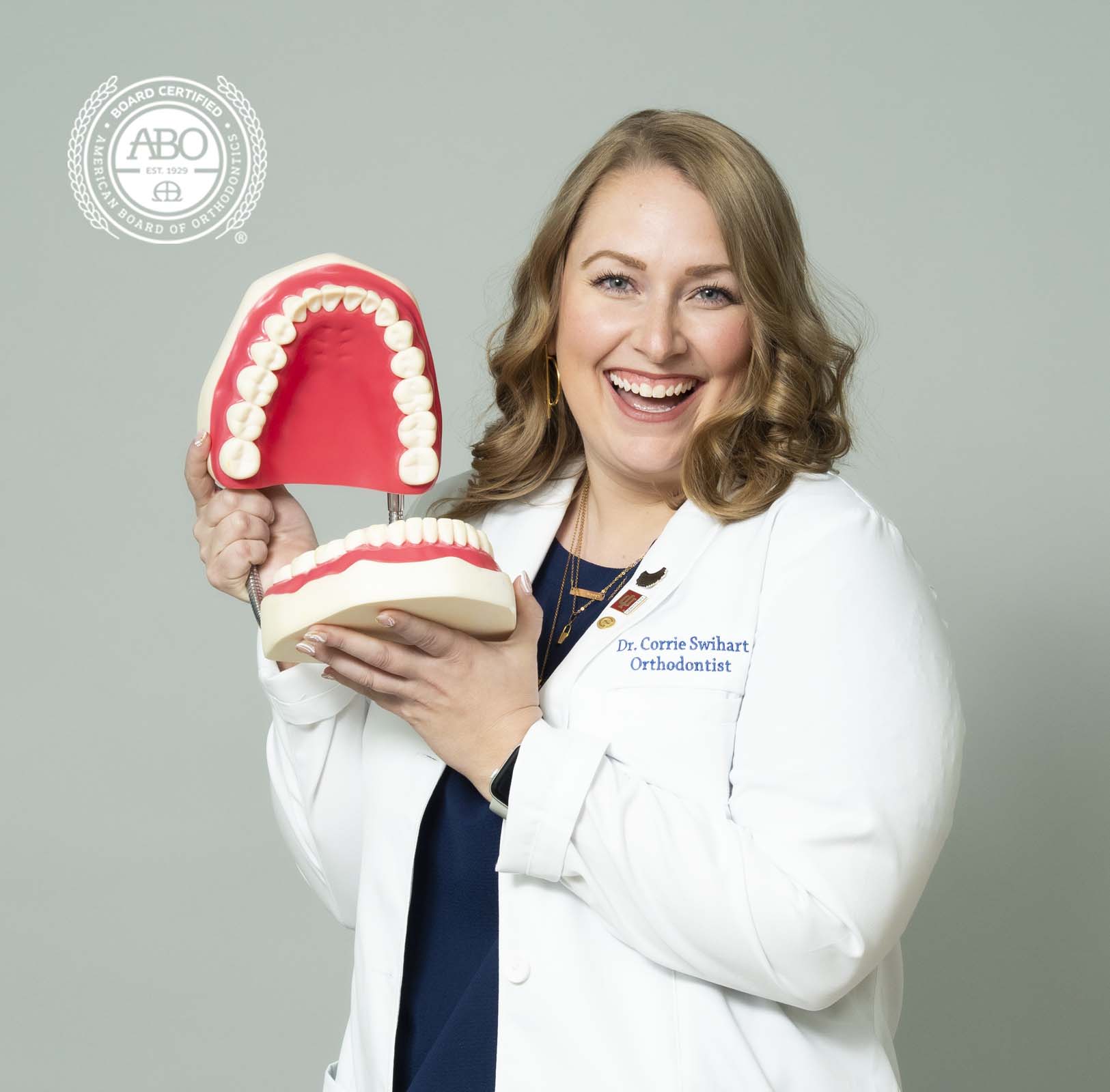 Dr. Corrie Swihart is ABO certified orthodontists